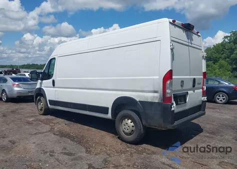2023 Ram Promaster 2500 High Roof 159 Wb из США, поврежденный, VIN 3C6LRVDG8PE561028